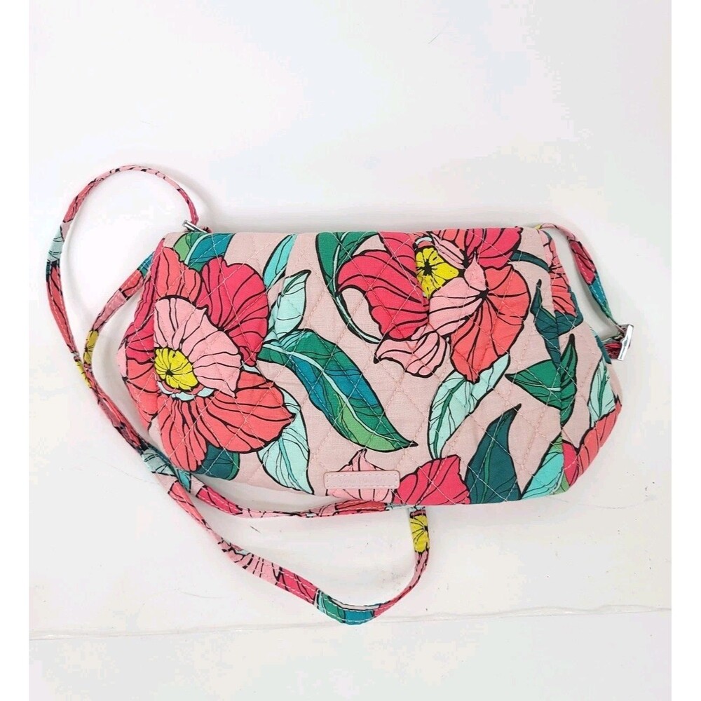 Vintage Vera Bradley Little Hipster Crossbody Shoulder Bag Floral
